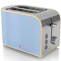 Swan Retro 2 Slice Toaster - Blue